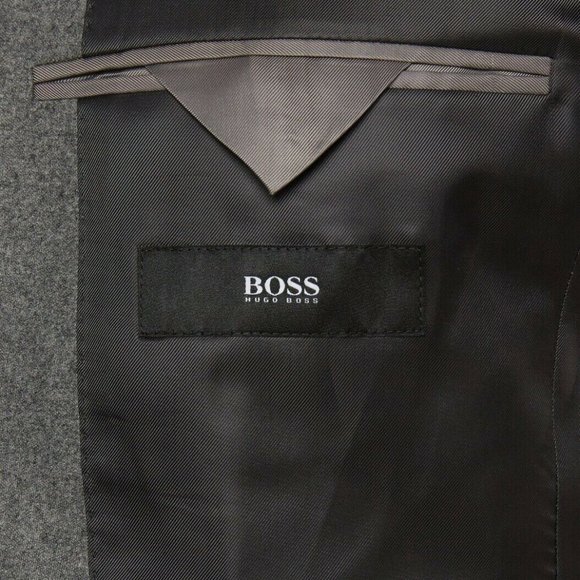 Hugo Boss Men's 'Randal' Grey Slim Fit Wool Sport Coat Blazer, 46R - Picture 6 of 6